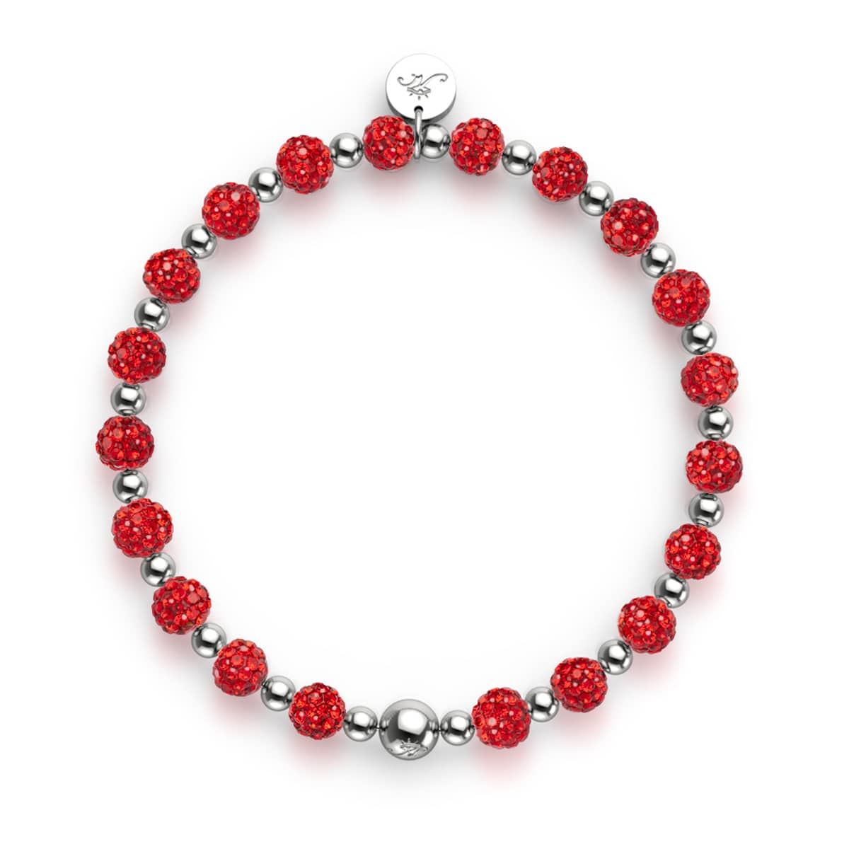 Bracelet Kikiballa en cristal | Cerise scintillante